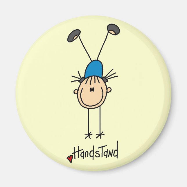 Imã Camisetas e Presentes de Handstands de Ginástica F (Frente)