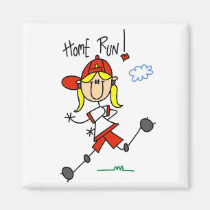 Imã Camisetas e Presentes de Home Run de Beisebol para