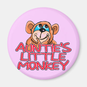 Imã Camisetas e presentes de macaquinho da tia