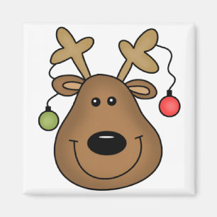 Imã Camisetas e presentes de Reindeer de Férias