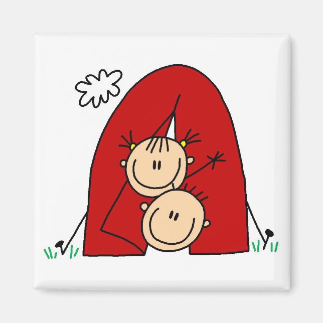 Imã Camisetas e presentes de tentativa de figuras (Frente)