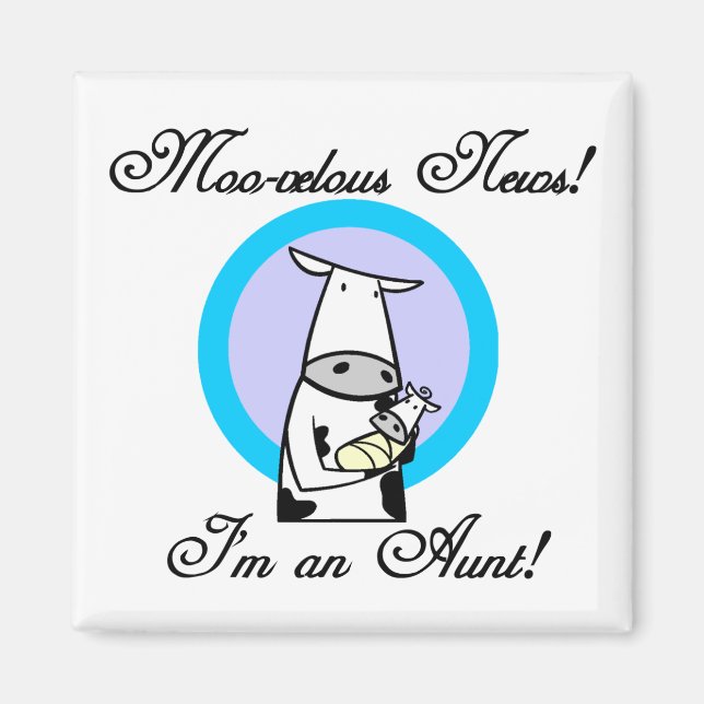 Imã Camisetas e presentes de tia nova e veloz (Frente)