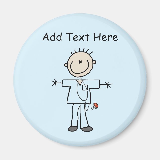 Imã Camisetas e presentes do Enfermeiro do Macho Stick (Frente)