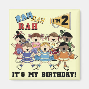 Imã Camisetas e presentes do segundo aniversário do ch