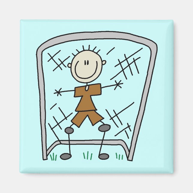 Imã Camisetas e presentes do Soccer Boy Goalie (Frente)