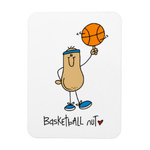 Ímã Camisetas e Presentes para Fã de Basquete