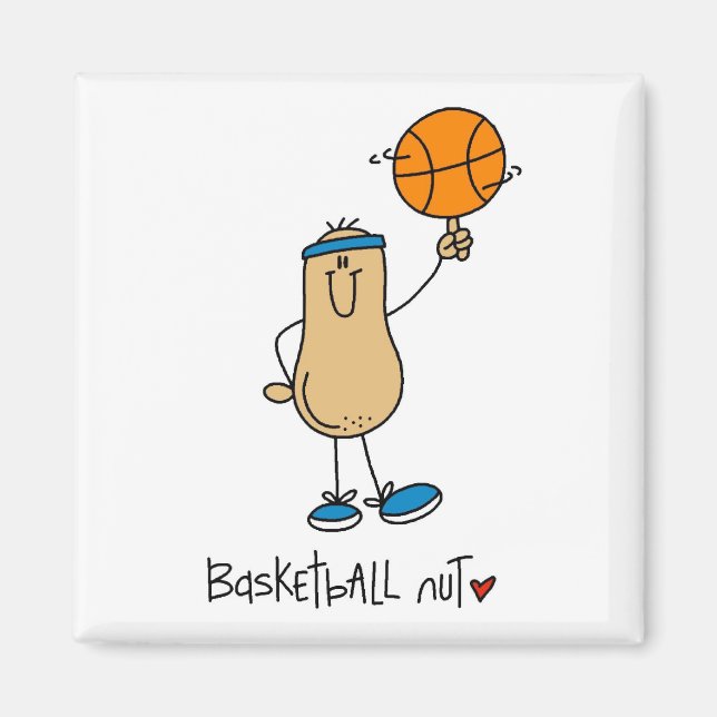 Imã Camisetas e Presentes para Fã de Basquete (Frente)