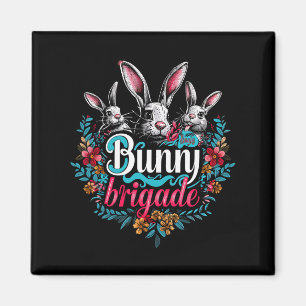 Imã Camisetas Gráficas Engraçadas da Páscoa Bunny Brig