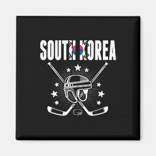 Imã Camisola de Fãs de Hóquei no Gelo da Coreia do Sul