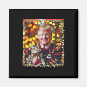 Imã Camisola de Natal engraçada do Trump para amantes 