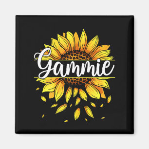 Imã Camisola feminina com gráfico floral de girassol a