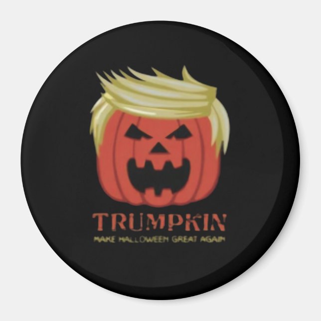 Imã Camisola, Trumpkin, Halloween Merch (Frente)