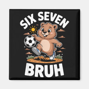 Imã Camisolas engraçadas do meme do dia da marmota de