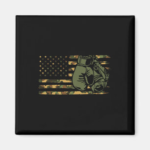 Imã Camo Boxing Usa Flag Para Boxer - American Flag Bo