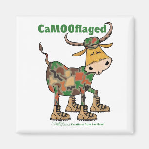 Imã Camouflauge Bull