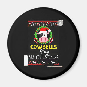Imã Campainhas de Vaca Tocam você está Ouvindo Natal D