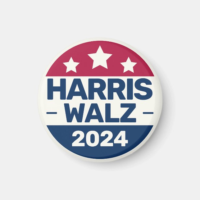 Imã Campanha de Kamala Harris Tim Walz 2024 (Frente)