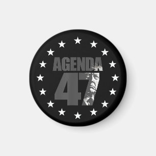 Imã Campanha de Re-Eleição Patriótica Agenda 47 Trump