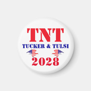 Imã Campanha TNT Tucker & Tulsi 2028 Presidente dos EU