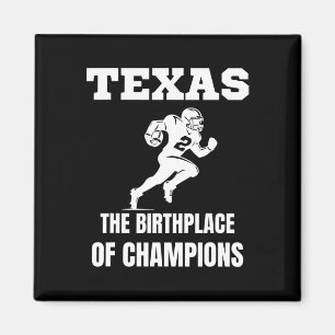 Imã Campeão Americano de Futebol do Texas Legende Joga