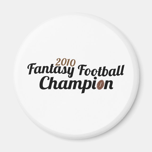 Imã campeão de futebol fantasia de 2010 (Frente)
