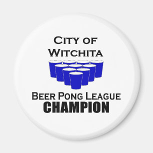 Imã Campeão de Pong da cerveja de Witchita