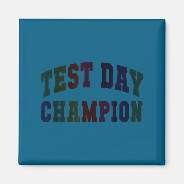 Imã Campeão do dia de teste engraçado testando tudo o  (Frente)