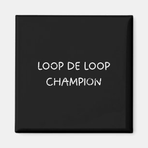 Imã Campeão Loop De Loop Design de Skate Divertido Hum