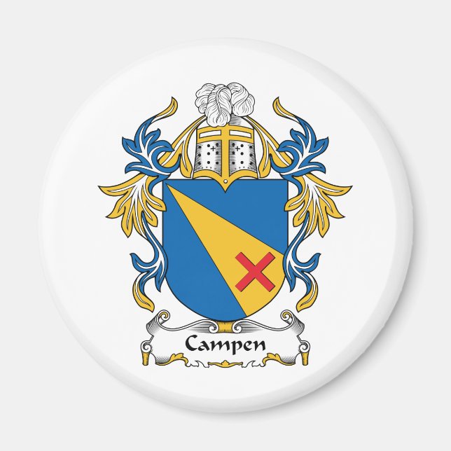 Imã Campen Family Crest (Frente)