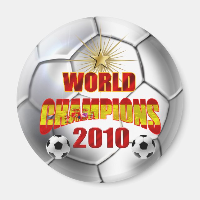 Imã Campeões da espanha do Mundo de 2010 (Frente)