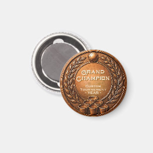 Imã Campeonato do Torneio de Beer Pong Medalha de Bron