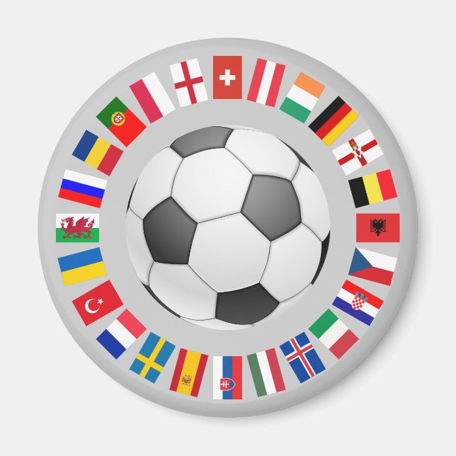 Imã Campeonato Europeu de Futebol de 2016 (Frente)