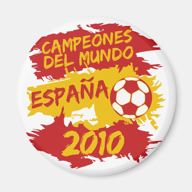 Imã Campeones del Mundo 2010 (Frente)