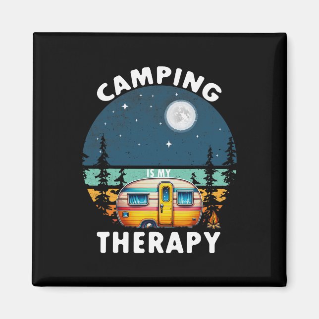 Imã Camping É Minha Terapia (Frente)