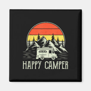 Imã Camping feliz menino pequeno engraçado van camping