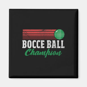 Imã Campion de Bocce Byll Jogador de Bocci Italiano Ca