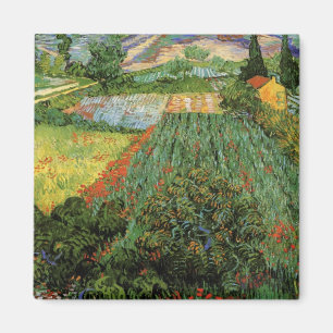 Imã Campo com Papoulas por Vincent van Gogh
