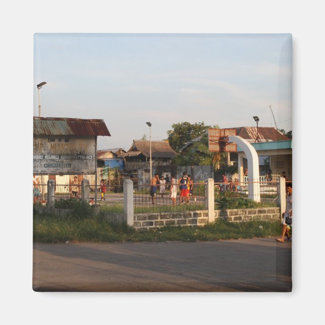 Imã campo de basquetebol (Frente)