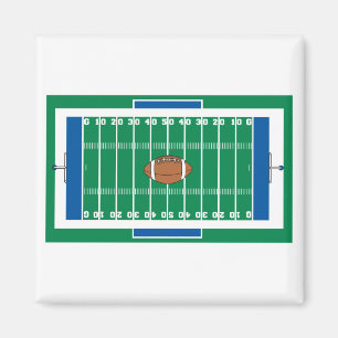 Imã campo de futebol americano gráfico