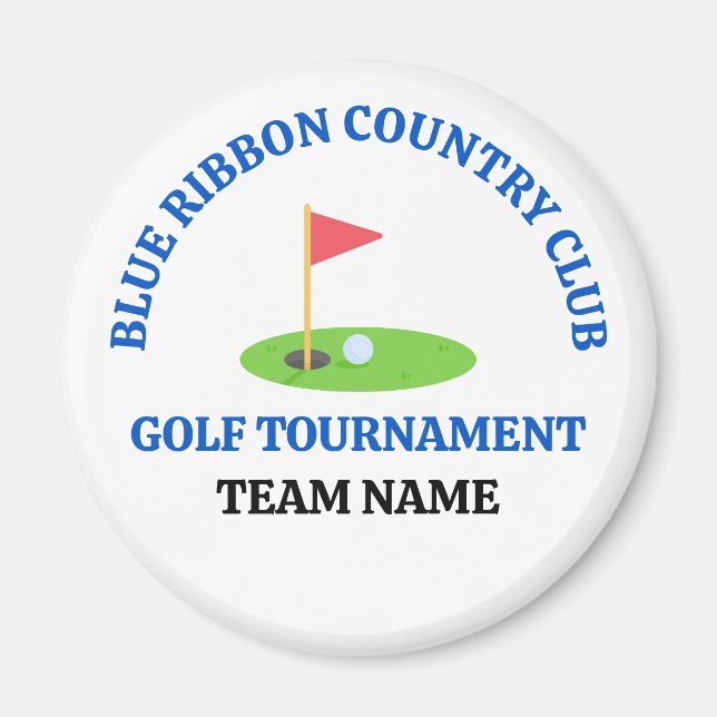 Imã Campo de Golfe ou Clube de Campo Personalizado (Frente)
