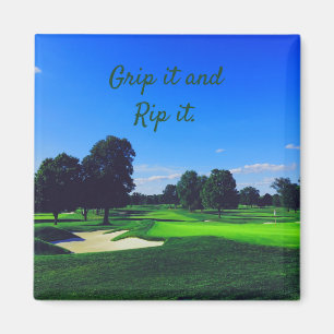 Imã Campo de Golfe Segure e corta