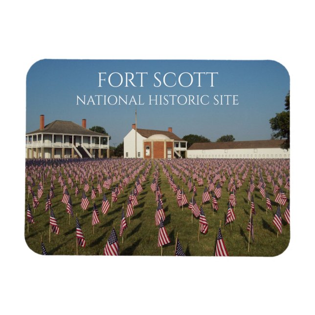 Ímã Campo de honra, sinalizadores, Fort Scott NHS (Horizontal)
