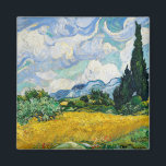 Imã Campo de trigo Van Gogh com ciprestes. Impressioni<br><div class="desc">O ímã Van Gogh "Wheat Field with Cyprestes".</div>