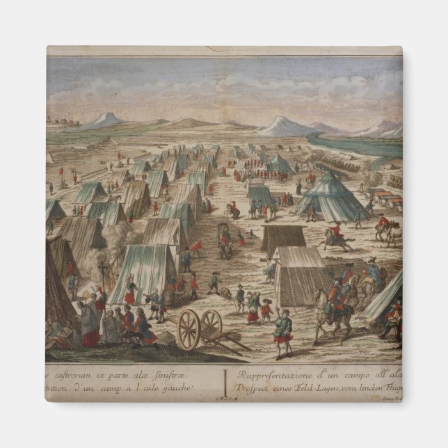 Imã Campo militar, c.1780 (Frente)