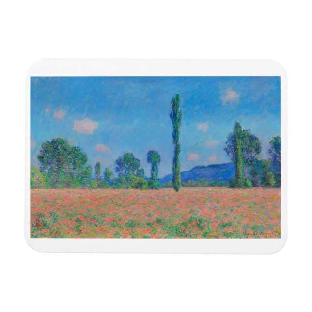 ÍMÃ "CAMPO POPPY. GIVERNY", POR CLAUDE MONET (Horizontal)