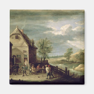 Imã Camponeses que jogam Boules