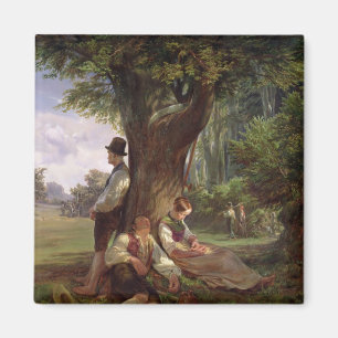 Imã Camponeses que têm um Siesta, 1841