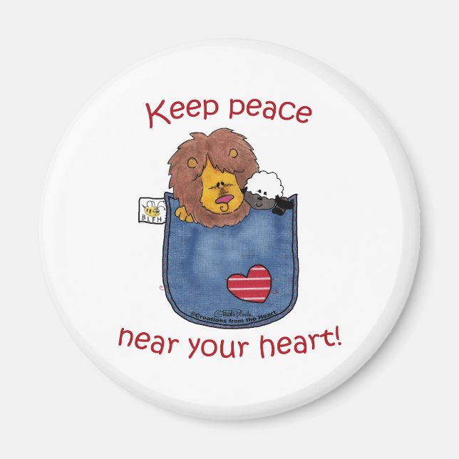 Imã Campos de bolso de leão e de carneiro (Frente)