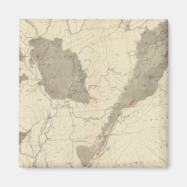 Imã Campos de carvão dos EUA (Frente)