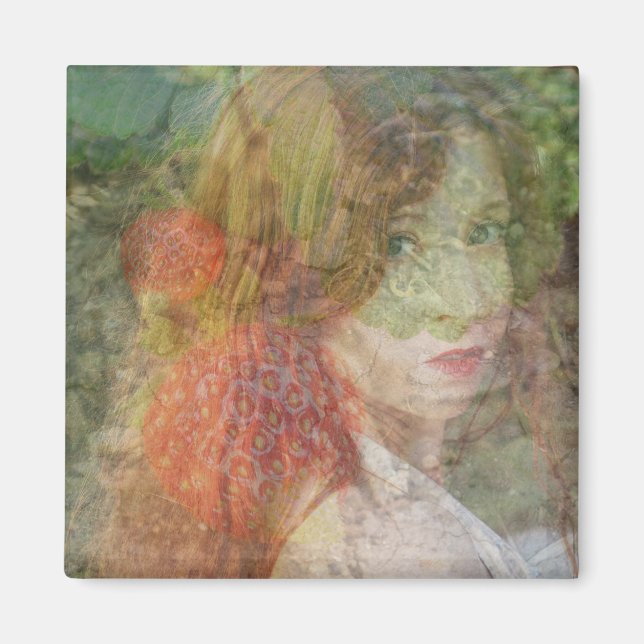 Imã Campos de Morango Nada é Magneta Real (Frente)